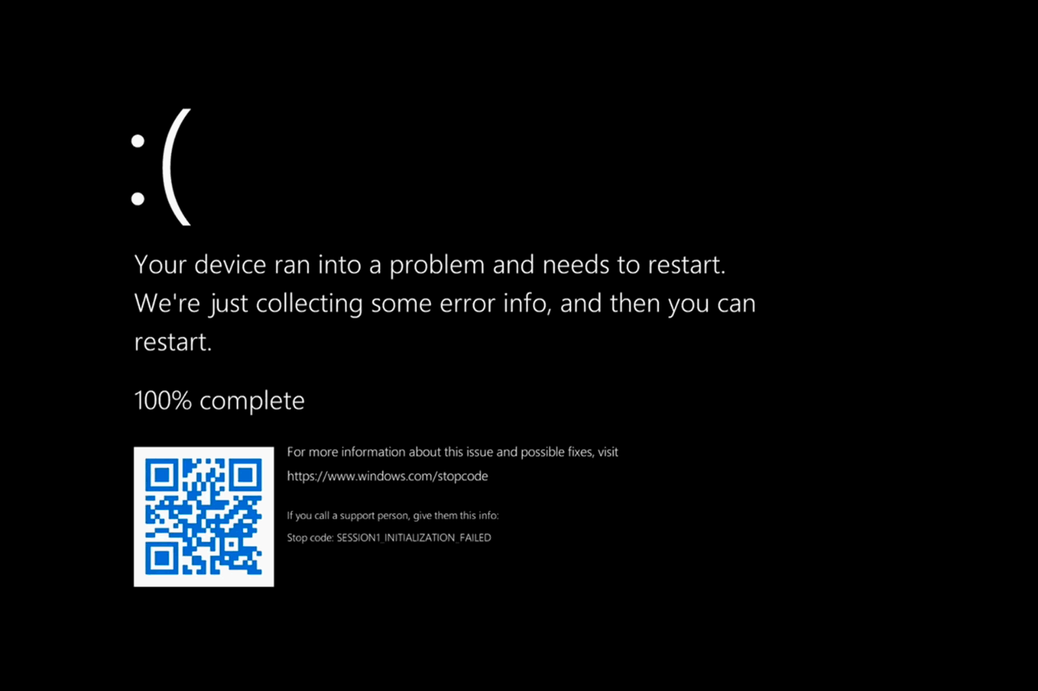 «Синий экран смерти» Microsoft стал черным в Windows 11